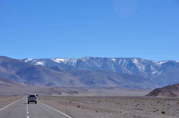 Chegando aos Andes, na estrada para o Paso de San Francisco, entre Argentina e Chile